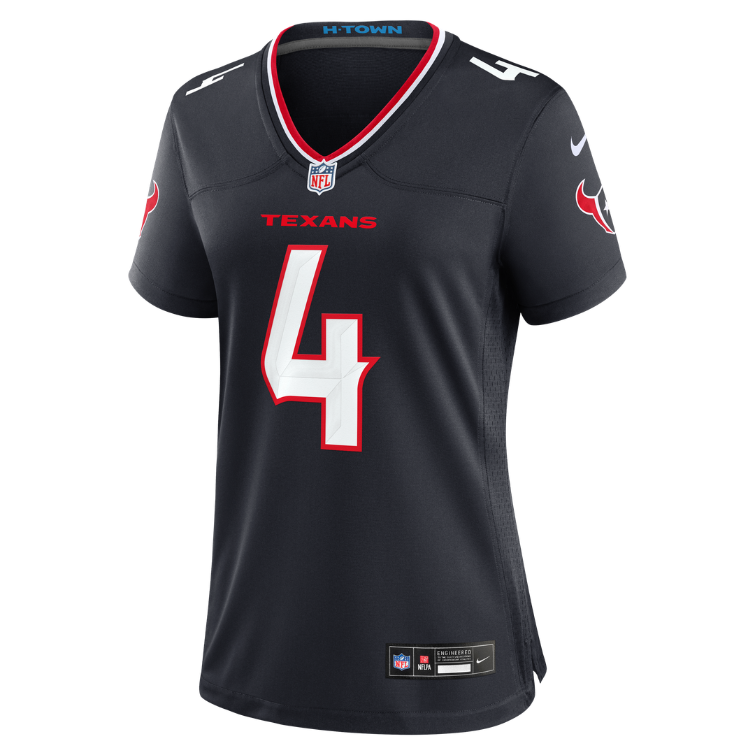 Woody Marks Houston Texans Nike Women's Team Game Jersey - Navy Official NFL Team Apparel Football Fan Gear