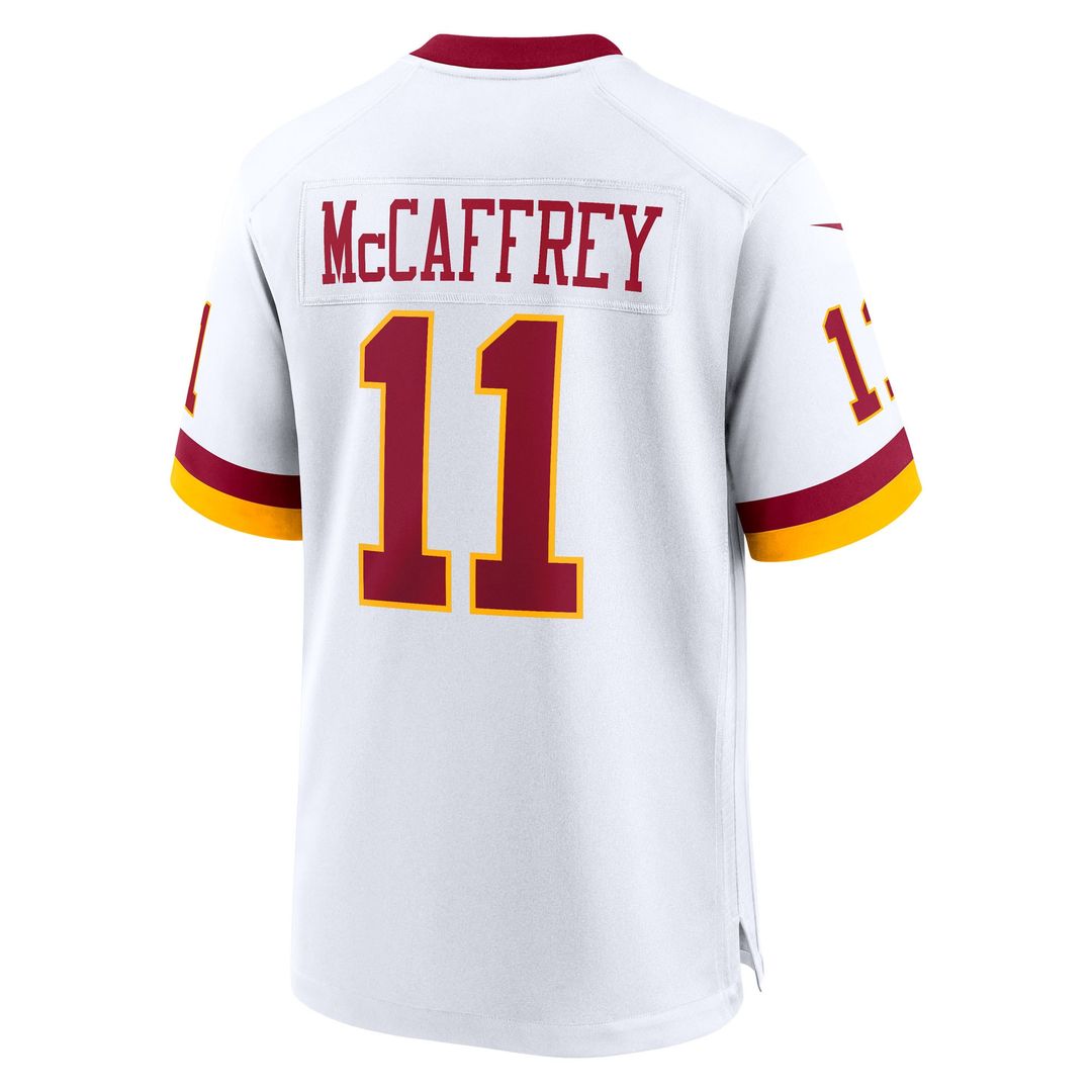 Luke McCaffrey Washington Commanders Nike Game Super Bowl Era Jersey - White Official NFL Team Apparel Football Fan Gear