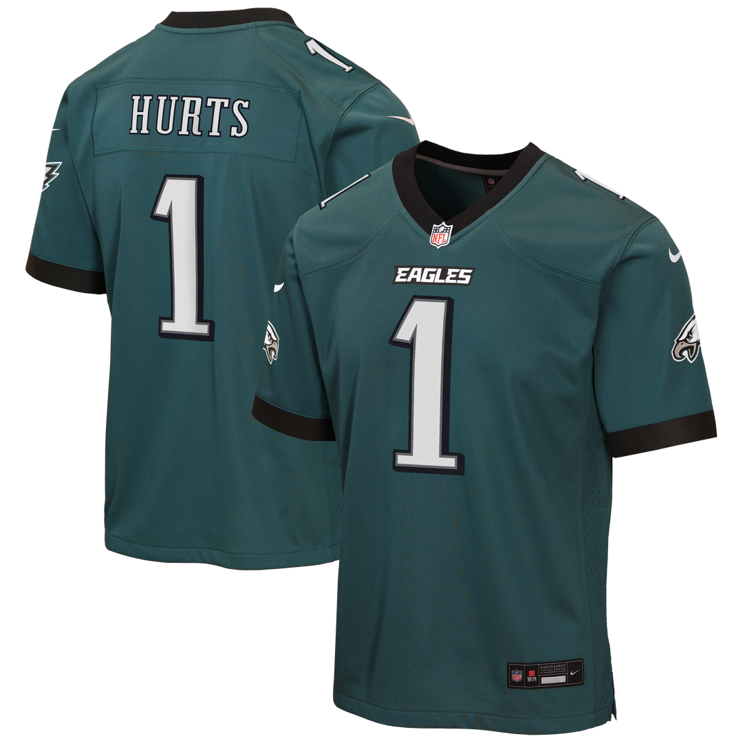 Jalen Hurts Philadelphia Eagles Nike Youth Alternate Game Jersey - Black Official NFL Team Apparel Football Fan Gear