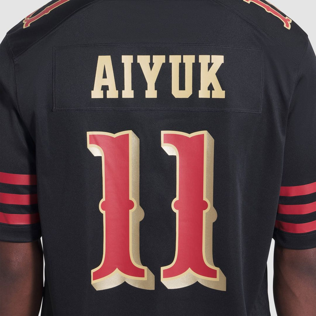 Brandon Aiyuk San Francisco 49ers Nike 2025 Rivalries Collection Game Jersey - Black Official NFL Team Apparel Football Fan Gear