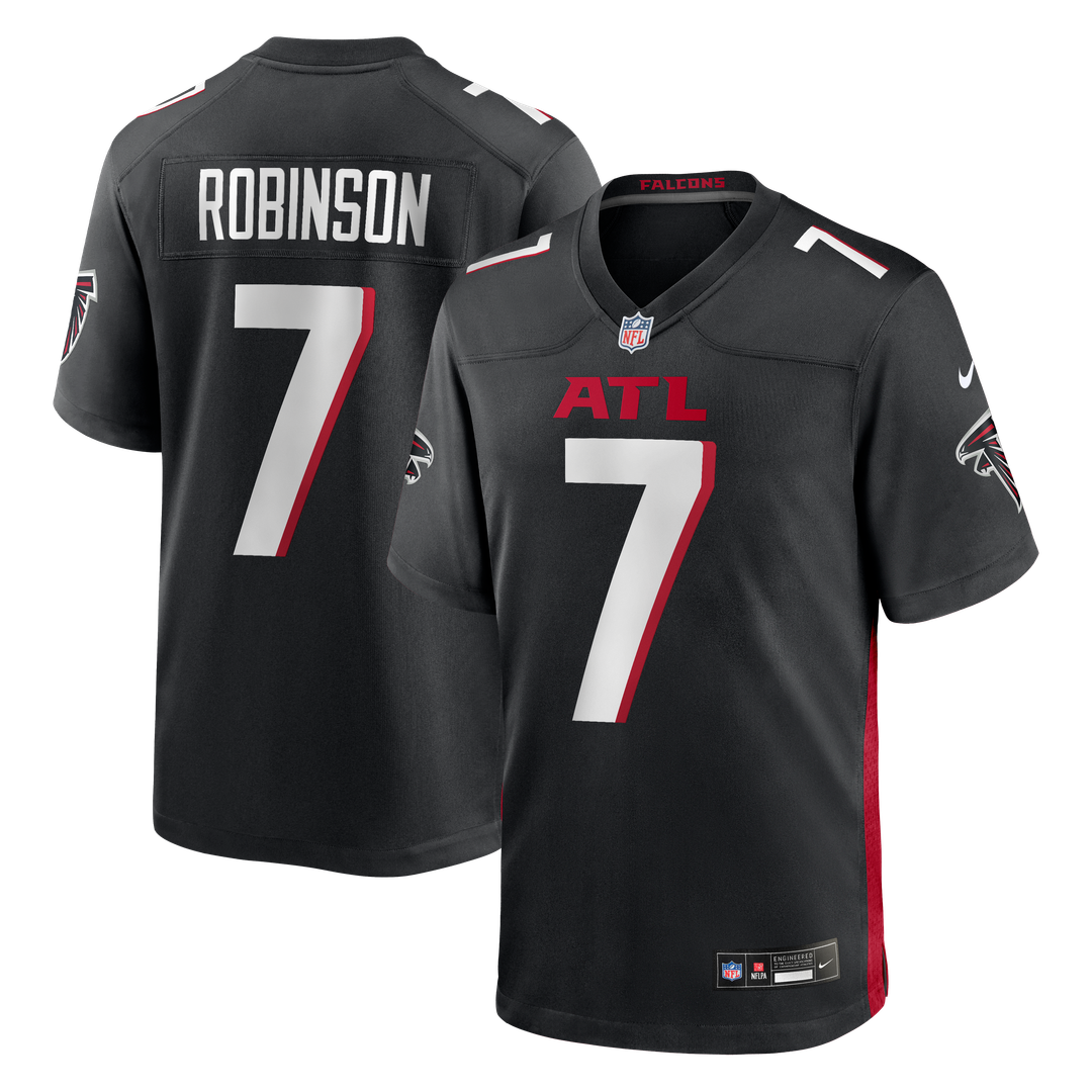 Bijan Robinson Atlanta Falcons Nike Game Jersey - Black Official NFL Team Apparel Football Fan Gear