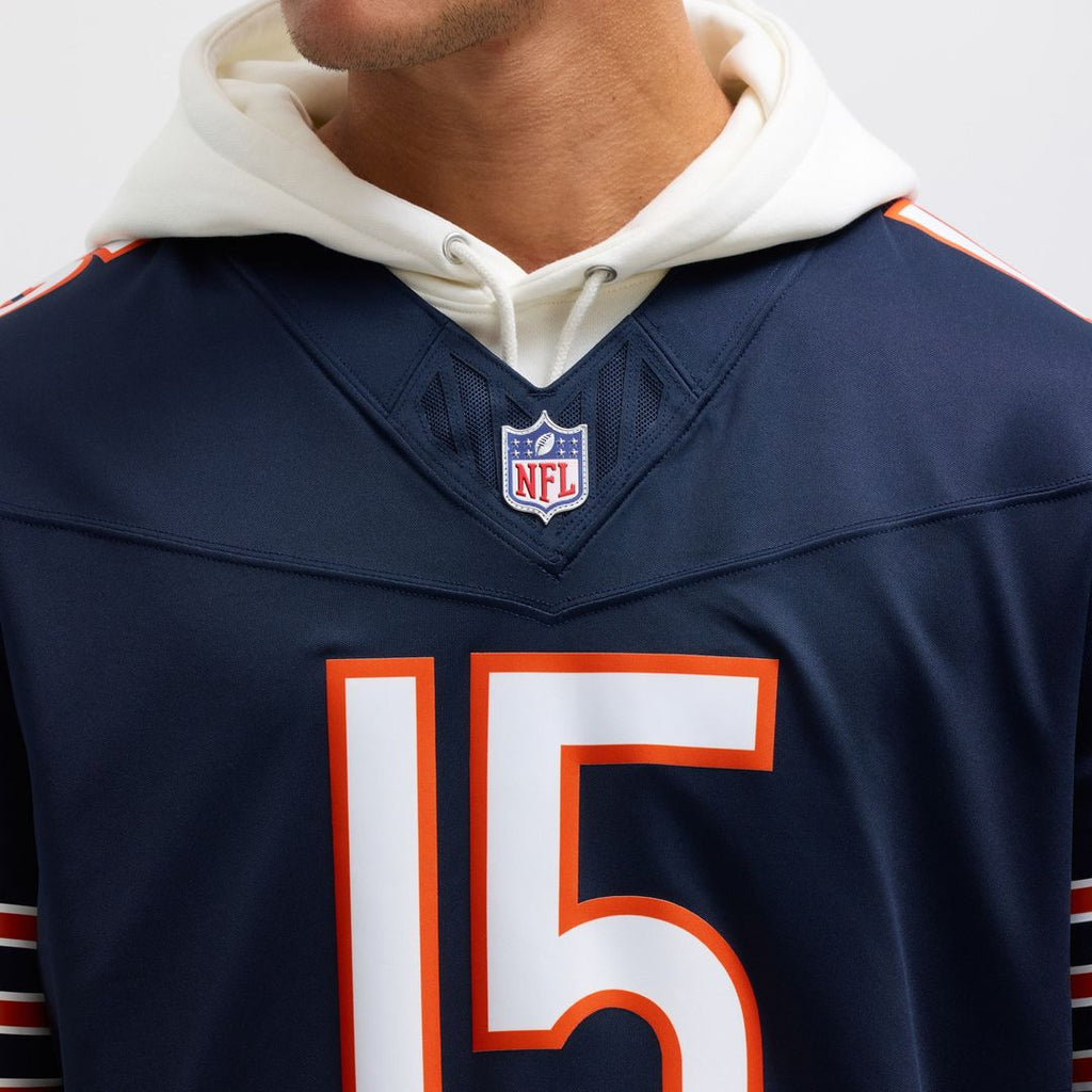 Rome Odunze Chicago Bears Nike Vapor F.U.S.E. Limited Jersey - Navy Official NFL Team Apparel Football Fan Gear