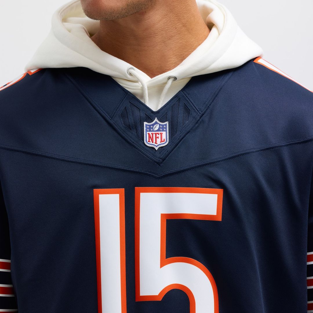 Rome Odunze Chicago Bears Nike Vapor F.U.S.E. Limited Jersey - Navy Official NFL Team Apparel Football Fan Gear