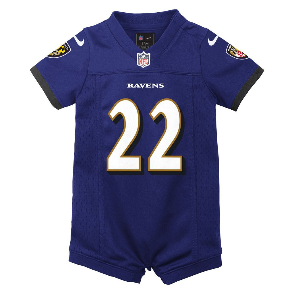 Derrick Henry Baltimore Ravens Nike Newborn & Infant Game Romper Jersey - Purple Official NFL Team Apparel Football Fan Gear