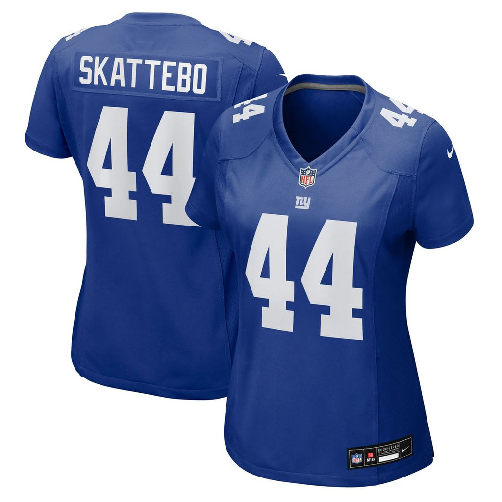 Cam Skattebo New York Giants Nike Women's Team Game Player Jersey - Royal Official NFL Team Apparel Football Fan Gear