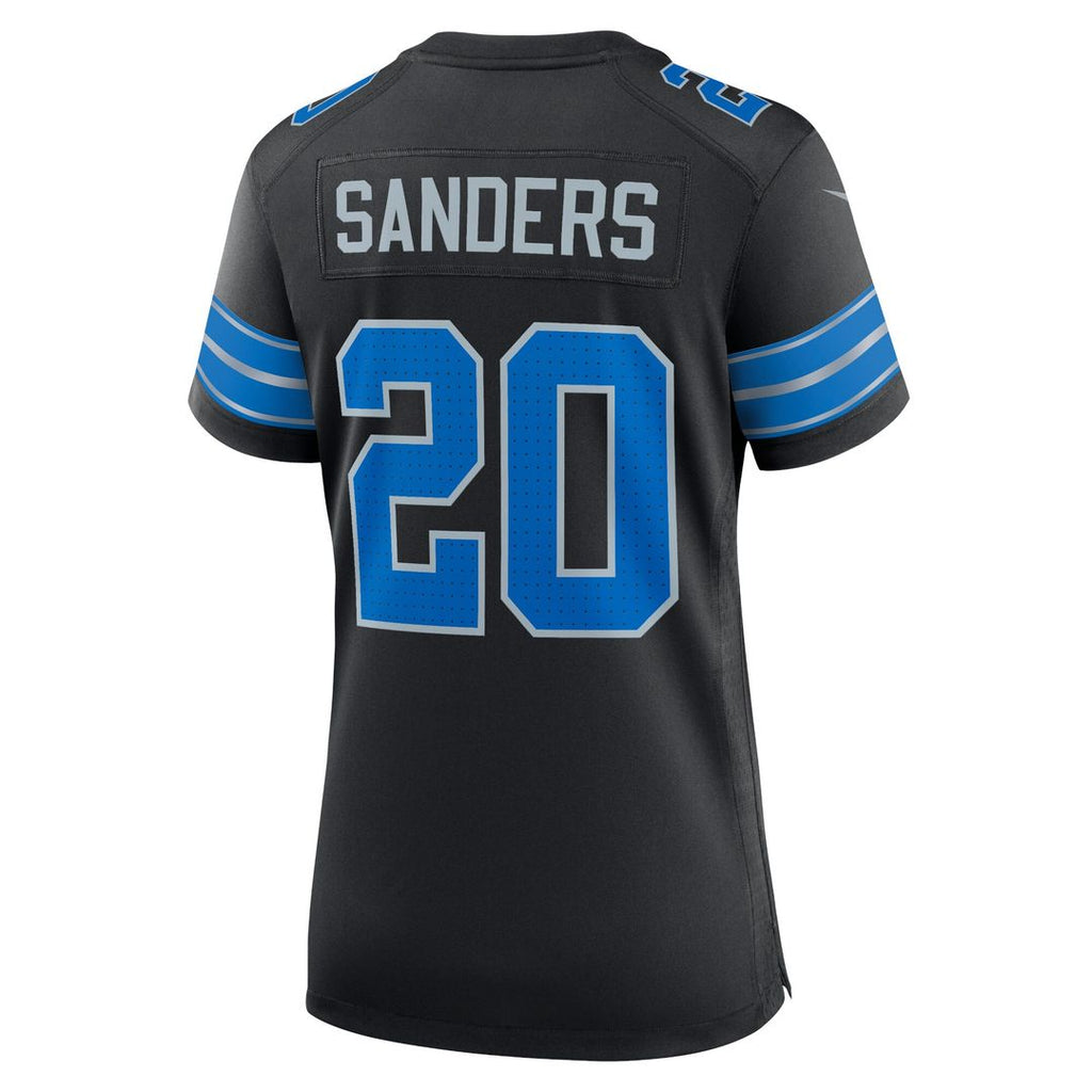 Barry Sanders Detroit Lions Nike Women's 2nd Alternate Retired Player Game Jersey - Black Official NFL Team Apparel Football Fan Gear