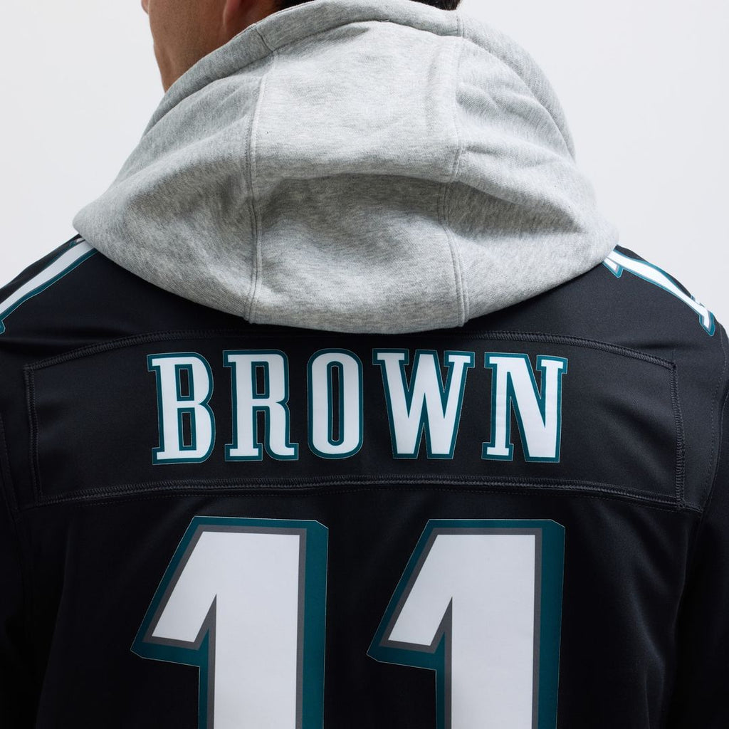 A.J. Brown Philadelphia Eagles Nike Alternate Vapor F.U.S.E. Limited Jersey - Black Official NFL Team Apparel Football Fan Gear