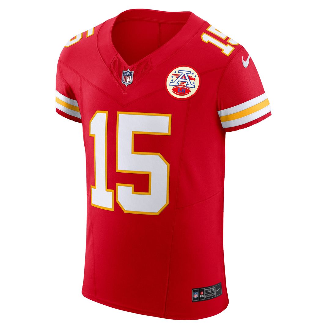 Patrick Mahomes Kansas City Chiefs Nike Vapor F.U.S.E. Elite Jersey - Red Official NFL Team Apparel Football Fan Gear