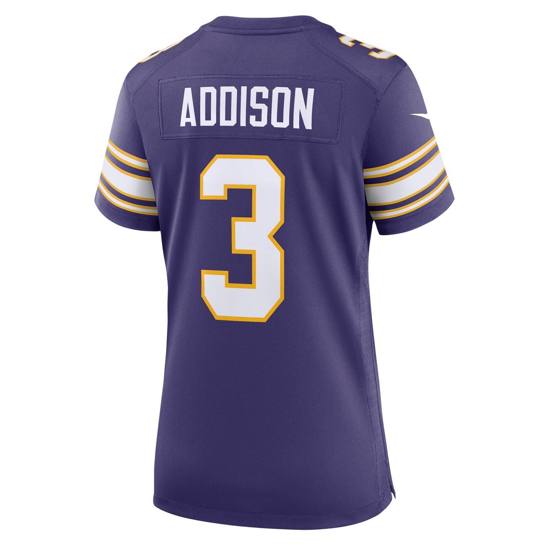 Jordan Addison Minnesota Vikings Nike Women's Alternate Game Jersey - Purple Official NFL Team Apparel Football Fan Gear