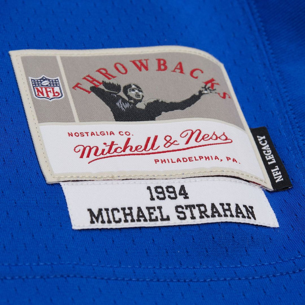 Michael Strahan New York Giants Mitchell & Ness 1994 Legacy Replica Jersey - Royal Official NFL Team Apparel Football Fan Gear