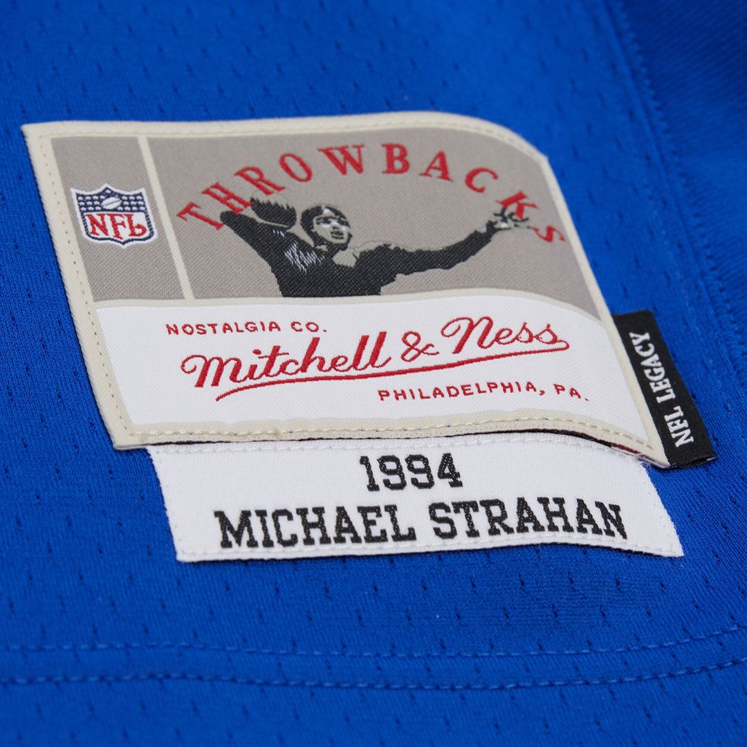 Michael Strahan New York Giants Mitchell & Ness 1994 Legacy Replica Jersey - Royal Official NFL Team Apparel Football Fan Gear