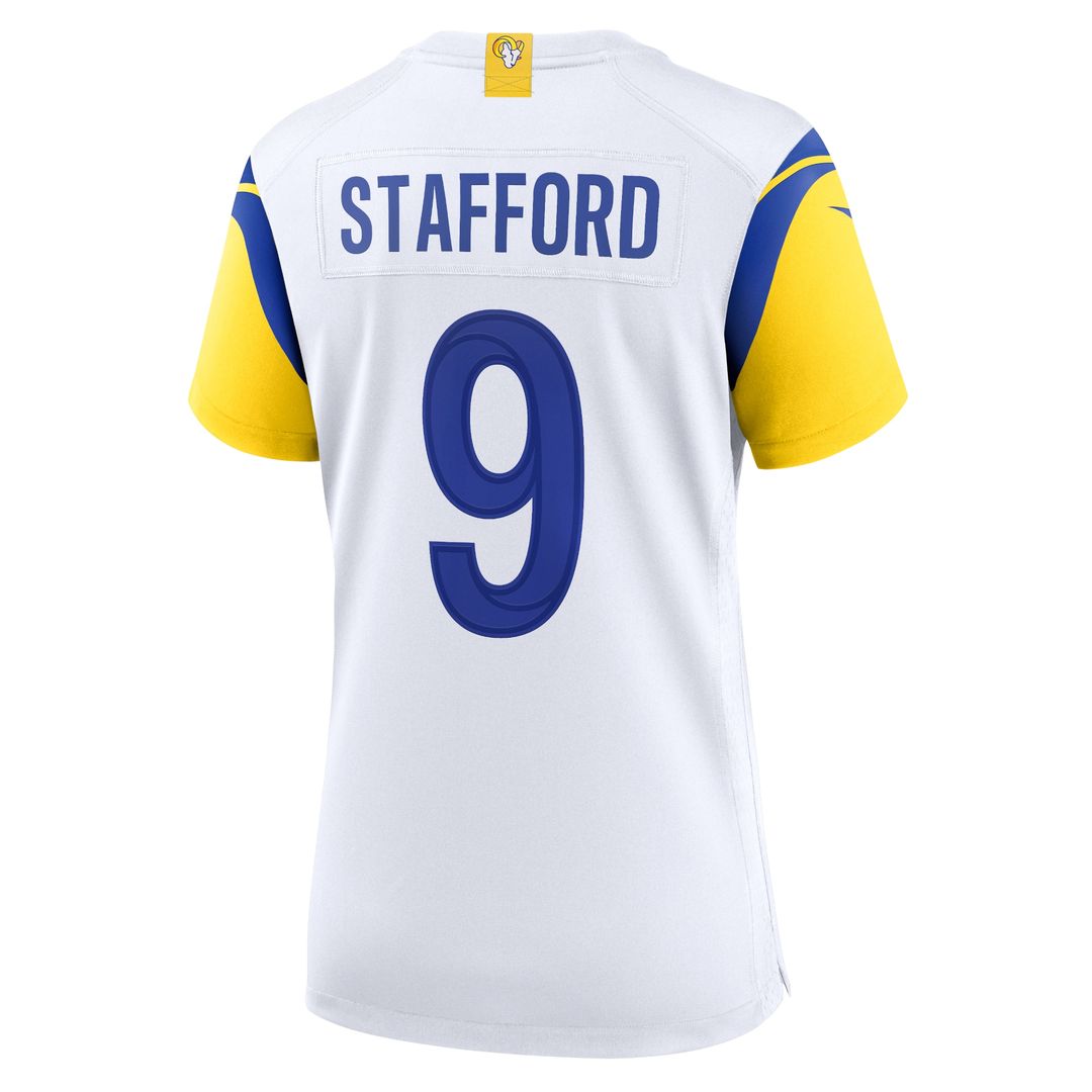 Matthew Stafford Los Angeles Rams Nike Women's Player Jersey - White Official NFL Team Apparel Football Fan Gear
