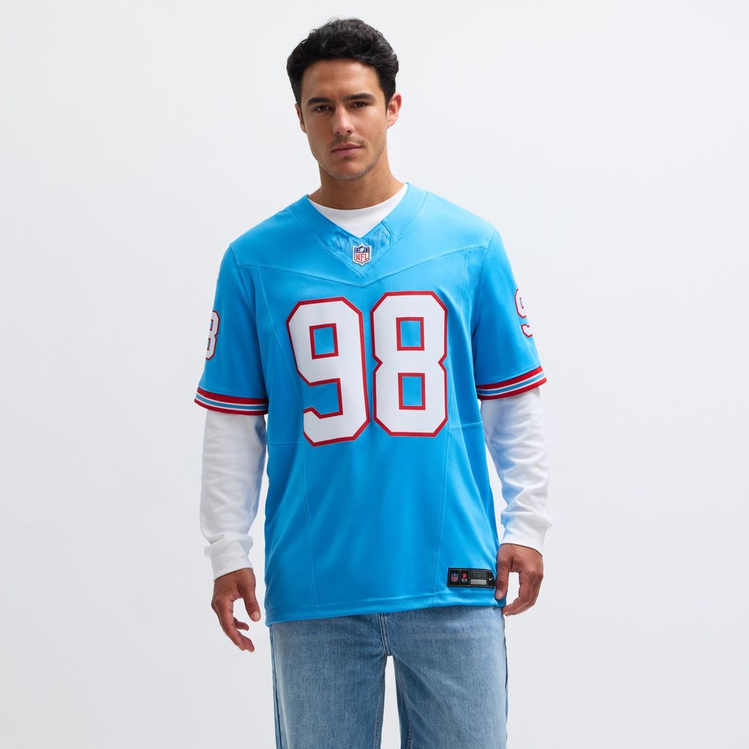 Jeffery Simmons Tennessee Titans Nike Vapor F.U.S.E. Limited Jersey - Light Blue Official NFL Team Apparel Football Fan Gear