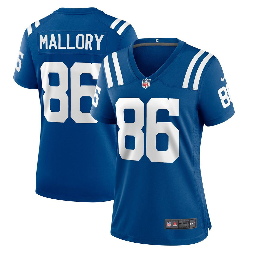 Will Mallory Indianapolis Colts Nike Women's Team Game Jersey - Royal Official NFL Team Apparel Football Fan Gear