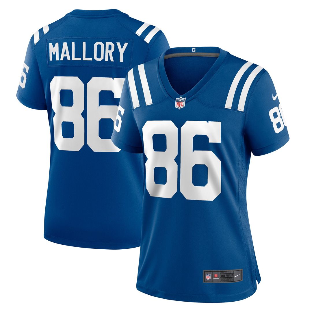Will Mallory Indianapolis Colts Nike Women's Team Game Jersey - Royal Official NFL Team Apparel Football Fan Gear