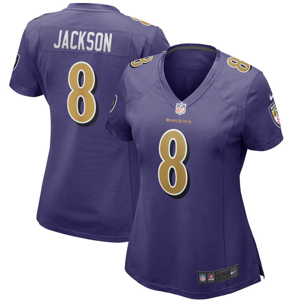 Lamar Jackson Baltimore Ravens Nike Women's Alternate Game Player Jersey - Purple Official NFL Team Apparel Football Fan Gear