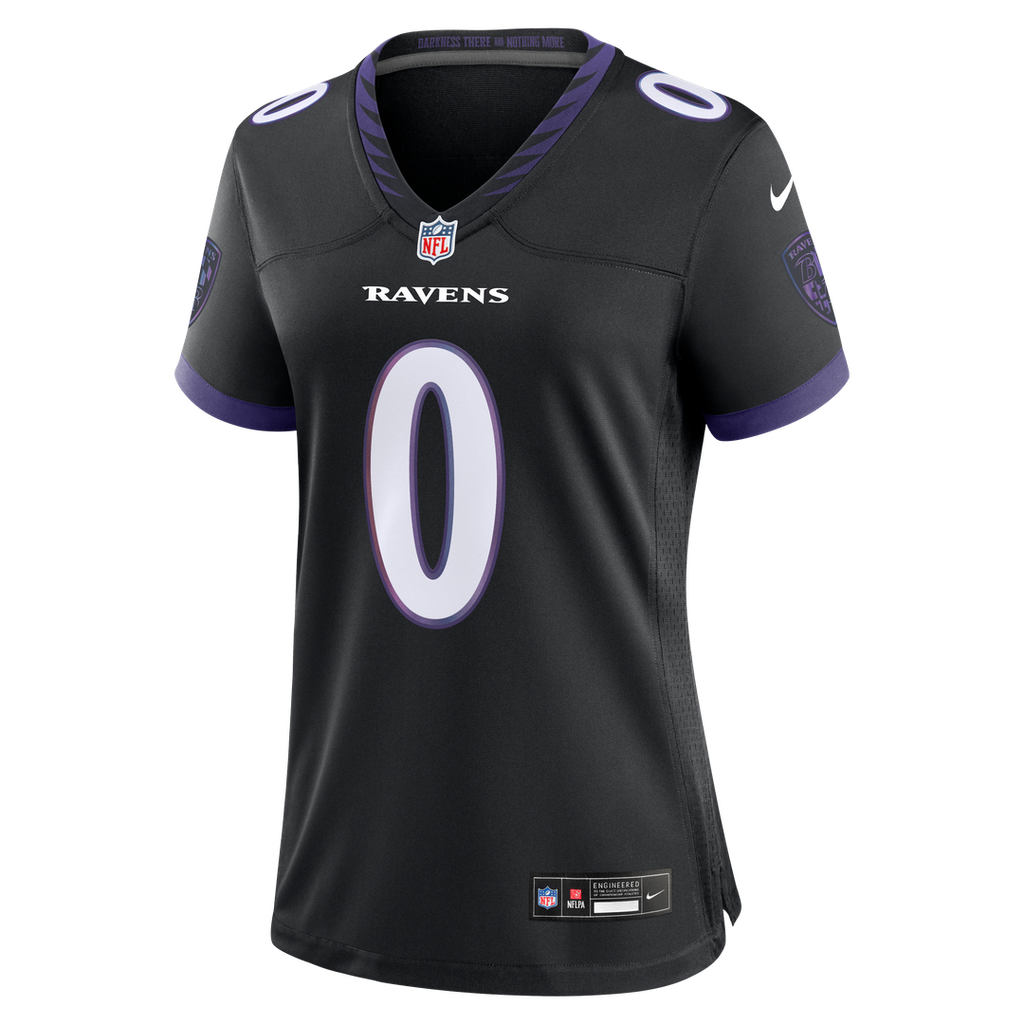 Roquan Smith Baltimore Ravens Nike Women's Alternate Game Jersey - Black Official NFL Team Apparel Football Fan Gear