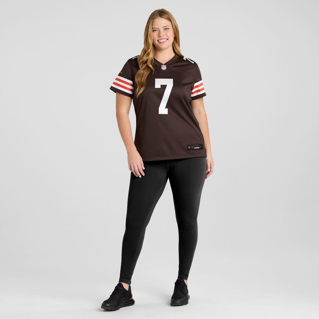Dustin Hopkins Cleveland Browns Nike Women's Team Game Jersey - Brown Official NFL Team Apparel Football Fan Gear