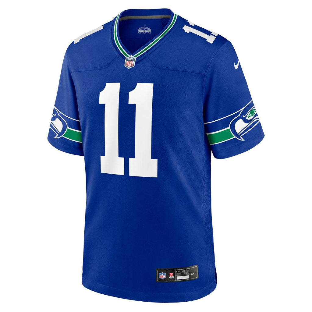 Jaxon Smith-Njigba Seattle Seahawks Nike Game Jersey - College Navy Official NFL Team Apparel Football Fan Gear