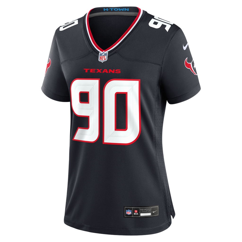 Logan Hall Houston Texans Nike Women's Team Game Jersey - Navy Official NFL Team Apparel Football Fan Gear