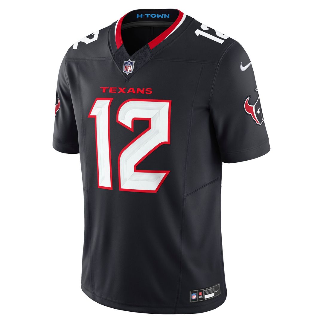 Nico Collins Houston Texans Nike Team Vapor F.U.S.E. Limited Jersey - Navy Official NFL Team Apparel Football Fan Gear
