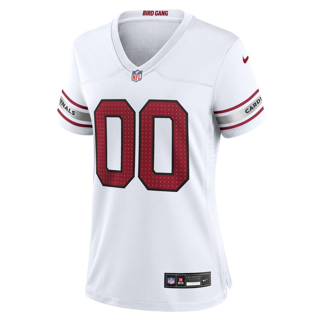 Arizona Cardinals Nike Women's Custom Game Jersey - White Official NFL Team Apparel Football Fan Gear
