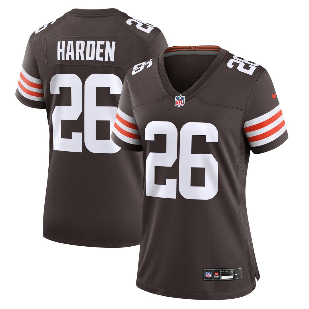 Myles Harden Cleveland Browns Nike Women's Game Jersey - Brown Official NFL Team Apparel Football Fan Gear