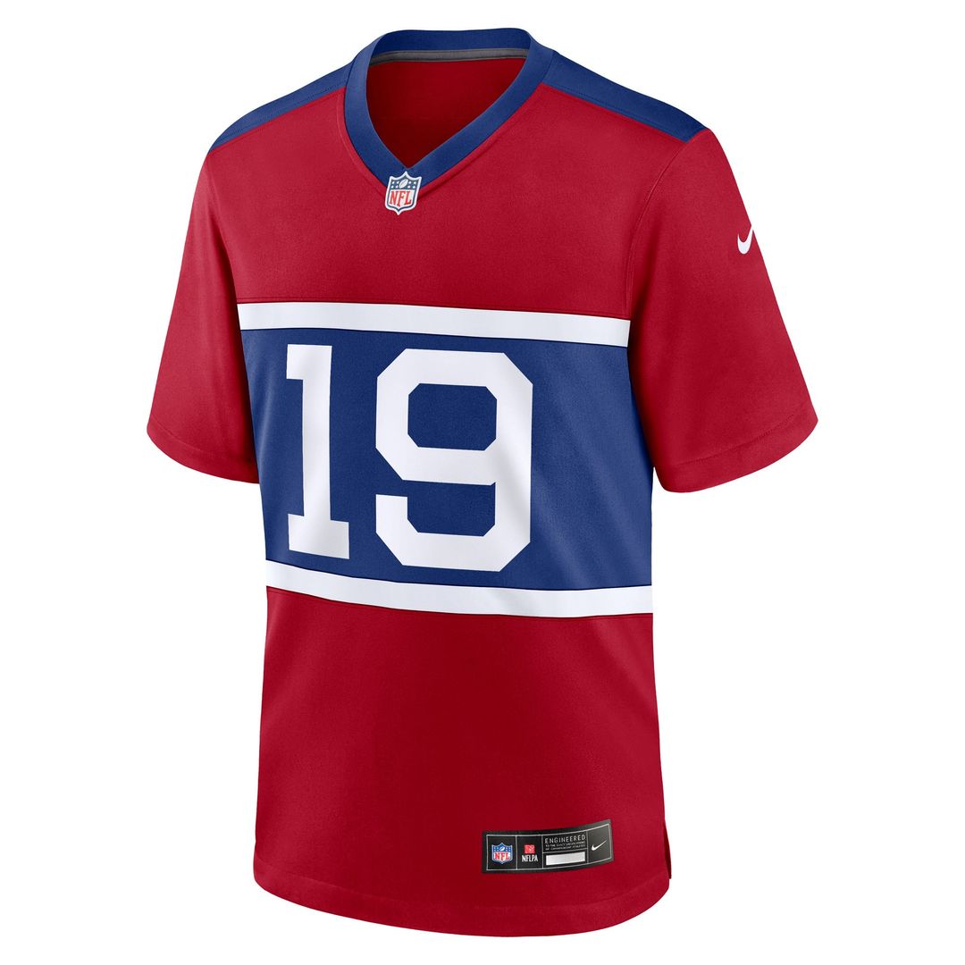 Jameis Winston New York Giants Nike Alternate Game Jersey - Century Red Official NFL Team Apparel Football Fan Gear