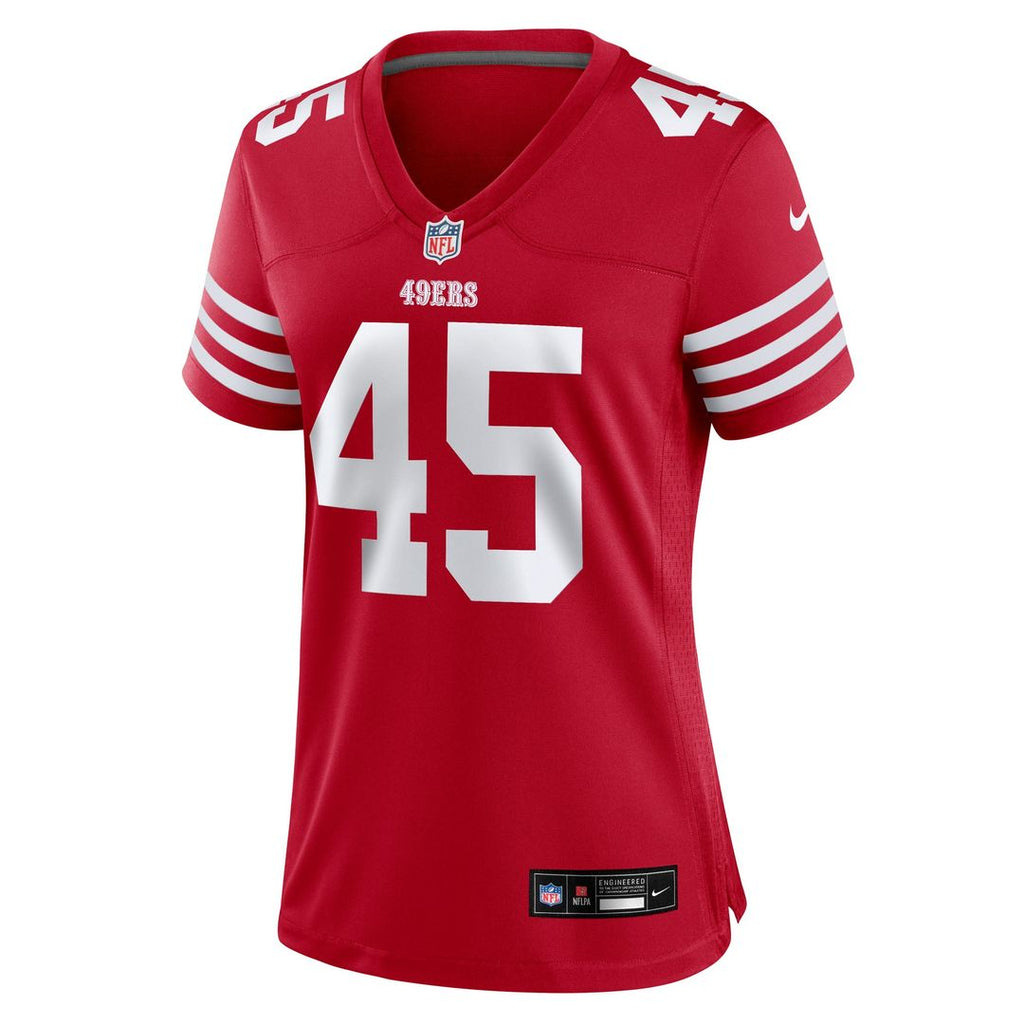 Nick Martin San Francisco 49ers Nike Women's Team Game Jersey - Scarlet Official NFL Team Apparel Football Fan Gear