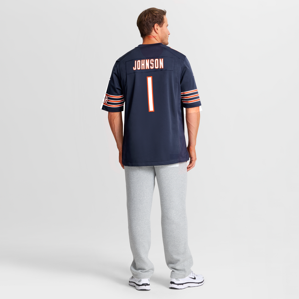 Jaylon Johnson Chicago Bears Nike Game Jersey - Navy Official NFL Team Apparel Football Fan Gear