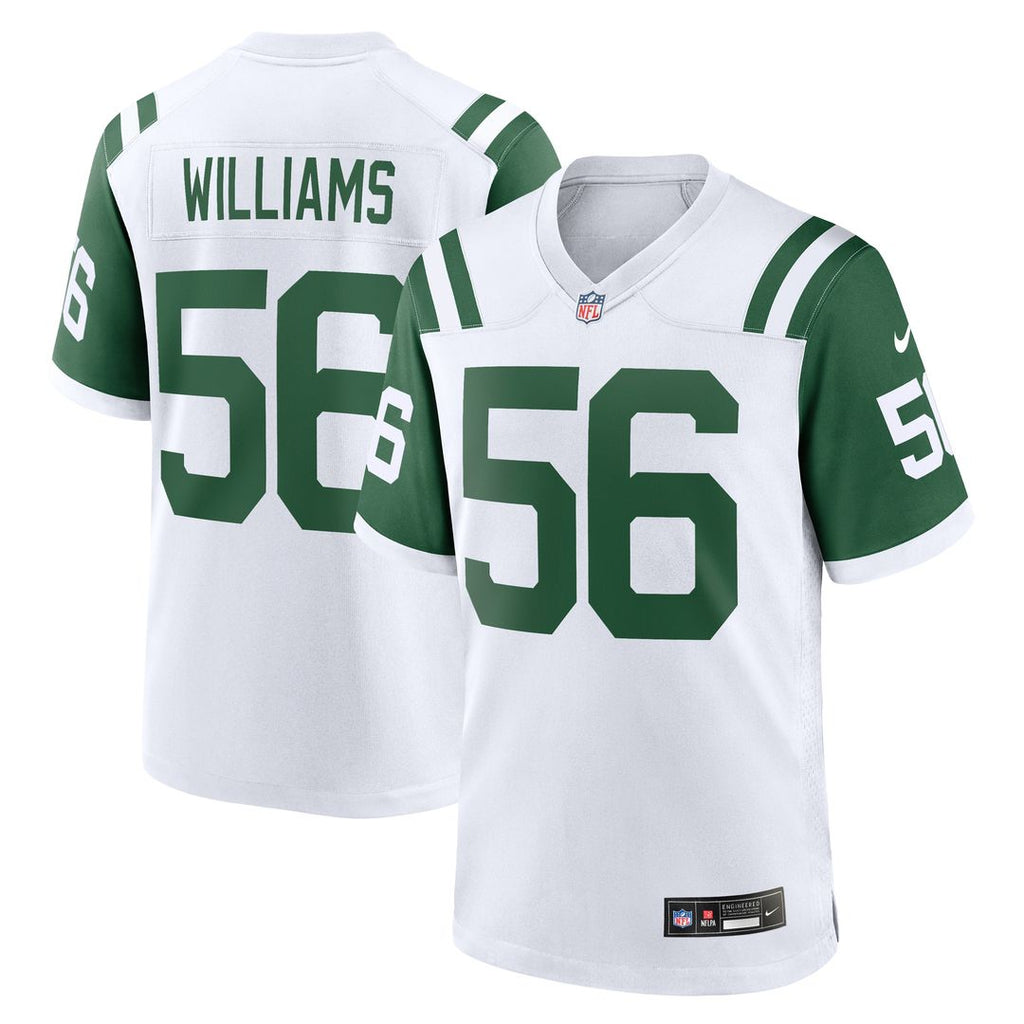 Quincy Williams New York Jets Nike Alternate Game Jersey - White Official NFL Team Apparel Football Fan Gear