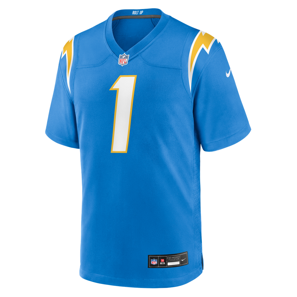 Akheem Mesidor Los Angeles Chargers Nike 2026 NFL Draft First Round Pick No. 22 Team Game Jersey - Powder Blue Official NFL Team Apparel Football Fan
