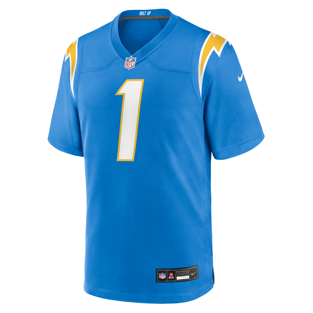 Akheem Mesidor Los Angeles Chargers Nike 2026 NFL Draft First Round Pick No. 22 Team Game Jersey - Powder Blue Official NFL Team Apparel Football Fan