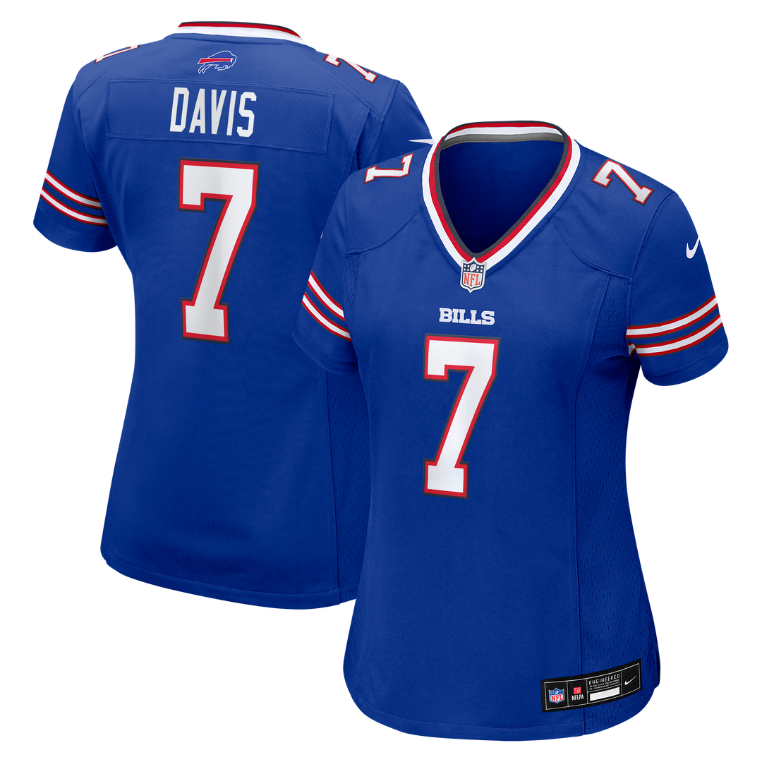 Ray Davis Buffalo Bills Nike Women's Team Game Jersey - Royal Official NFL Team Apparel Football Fan Gear