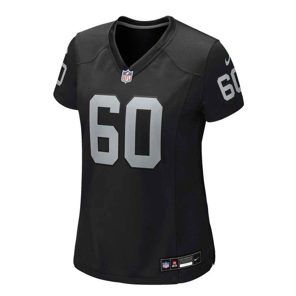 Charles Grant Las Vegas Raiders Nike Women's Team Game Jersey - Black Official NFL Team Apparel Football Fan Gear