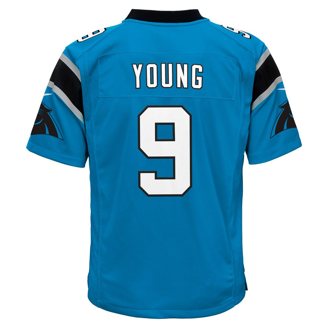 Bryce Young Carolina Panthers Nike Youth Game Jersey - Blue Official NFL Team Apparel Football Fan Gear
