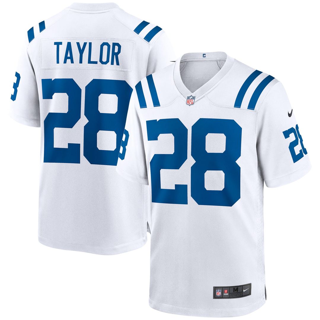 Jonathan Taylor Indianapolis Colts Nike Game Jersey - White Official NFL Team Apparel Football Fan Gear