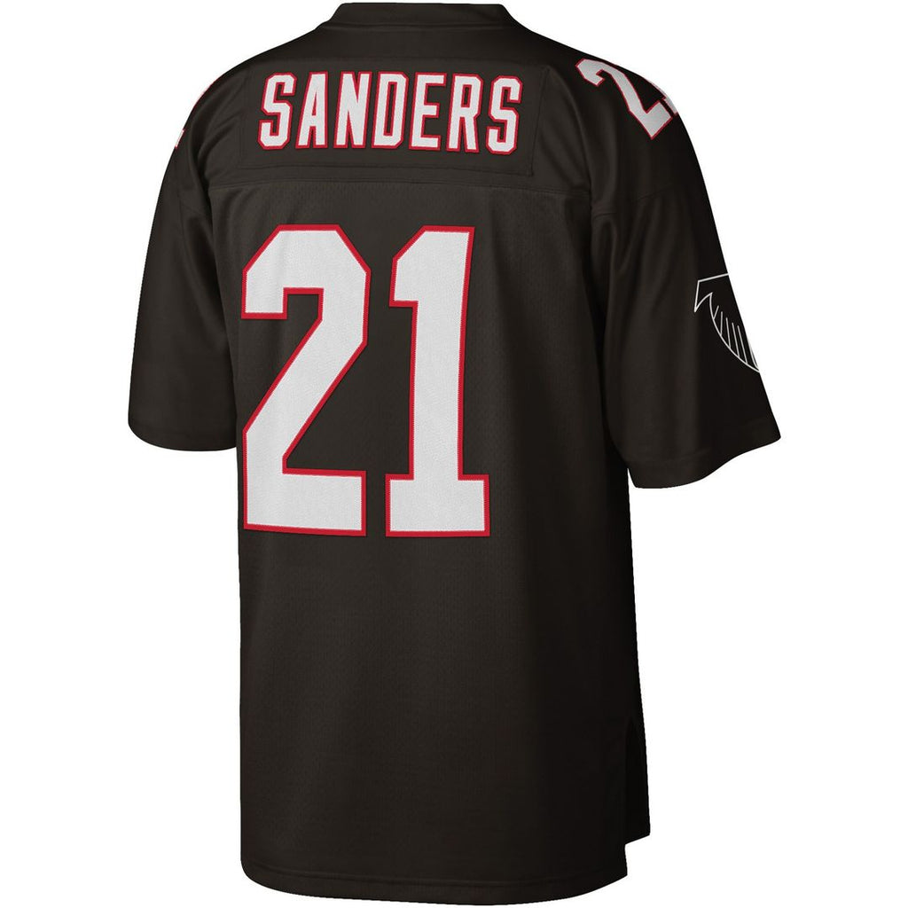Deion Sanders Atlanta Falcons Mitchell & Ness Legacy Replica Jersey - White Official NFL Team Apparel Football Fan Gear