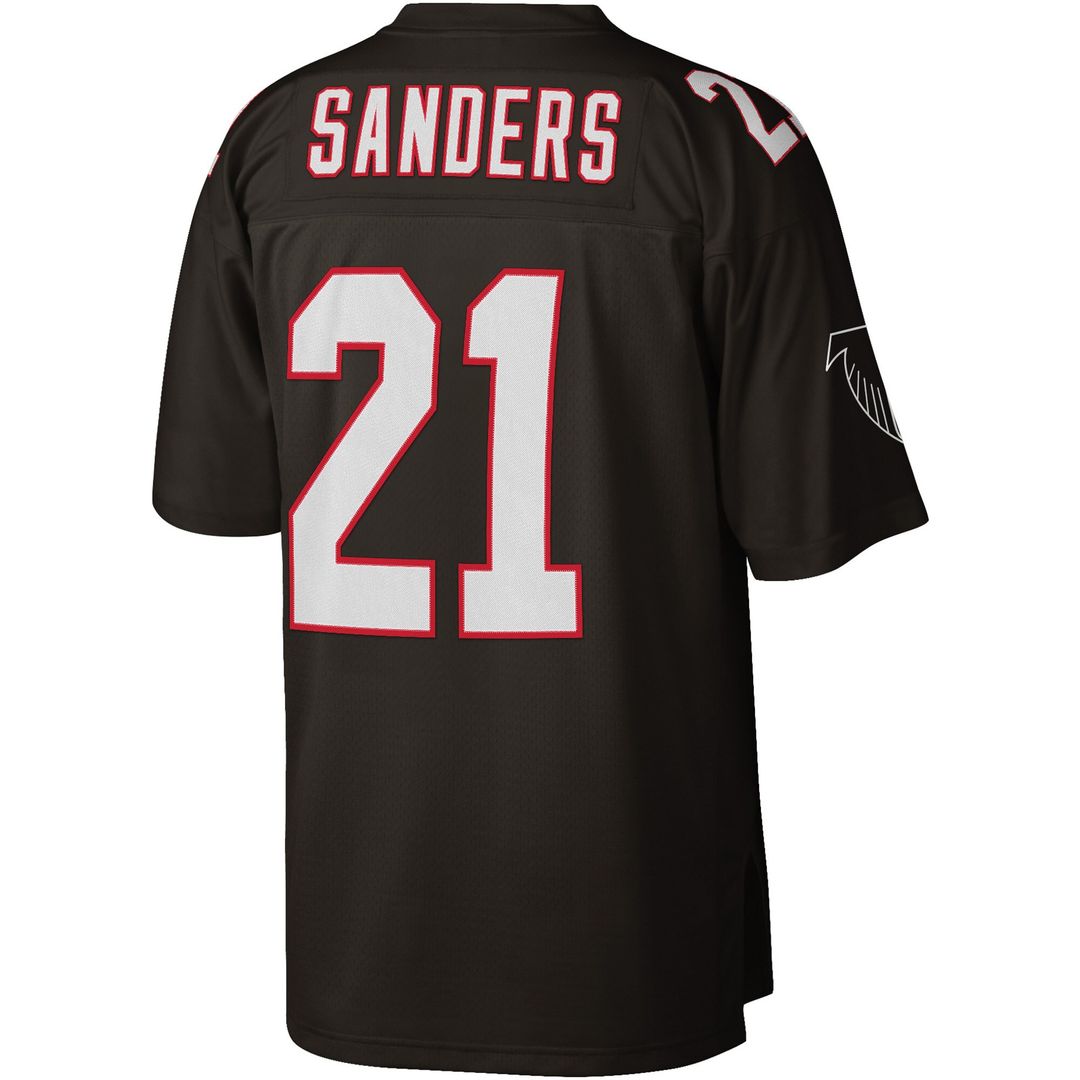 Deion Sanders Atlanta Falcons Mitchell & Ness Legacy Replica Jersey - White Official NFL Team Apparel Football Fan Gear