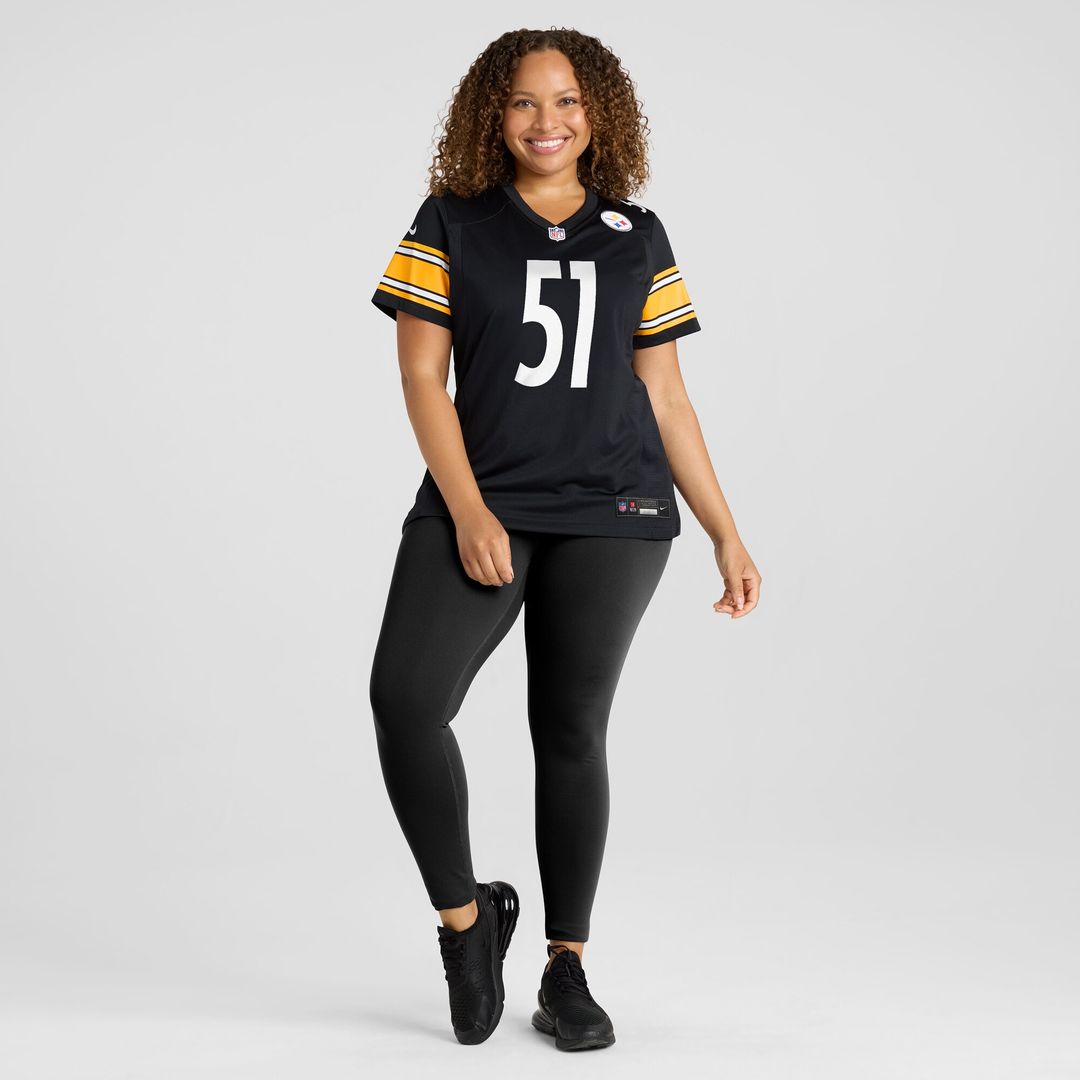 Nick Herbig Pittsburgh Steelers Nike Women's Game Jersey - Black Official NFL Team Apparel Football Fan Gear