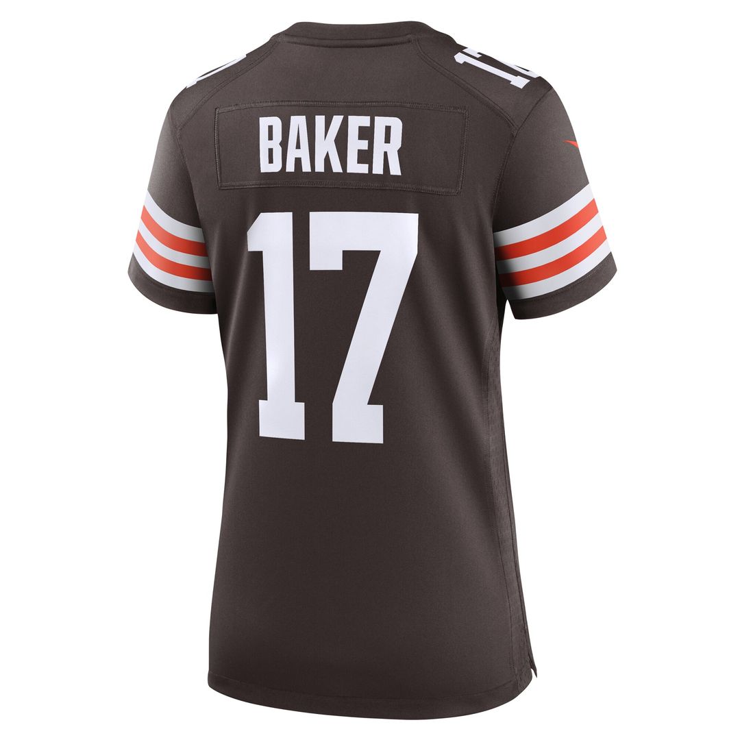Jerome Baker Cleveland Browns Nike Women's Team Game Jersey - Brown Official NFL Team Apparel Football Fan Gear