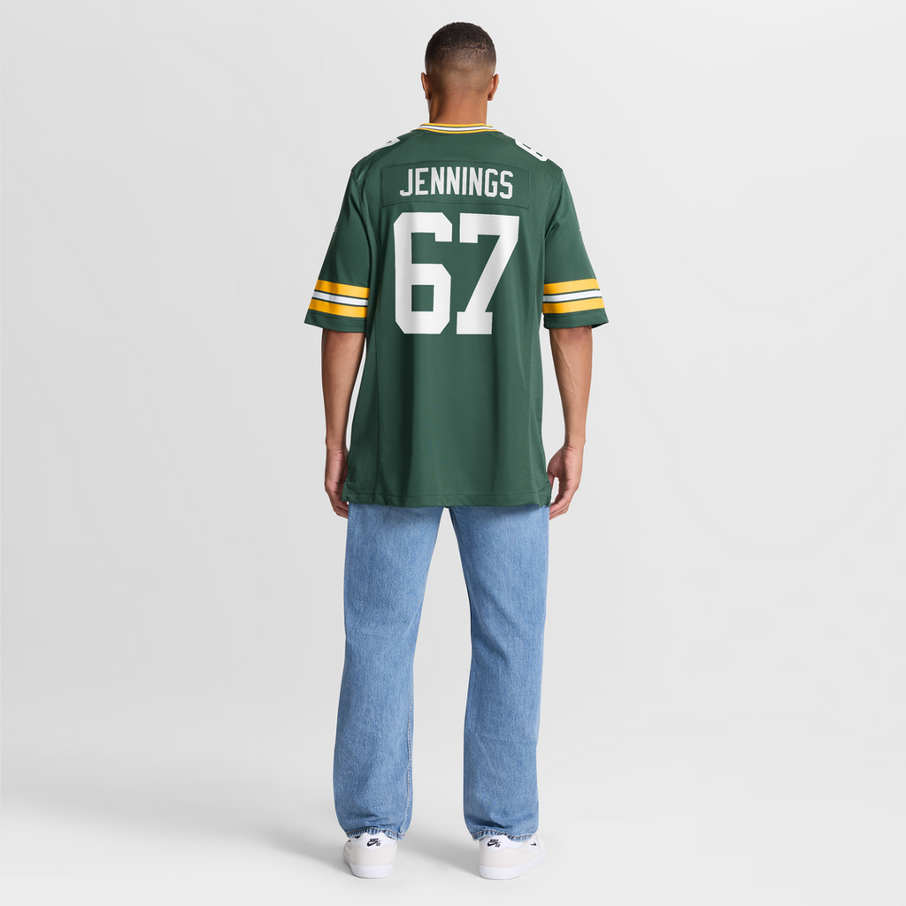 Donovan Jennings Green Bay Packers Nike Team Game Jersey - Green Official NFL Team Apparel Football Fan Gear