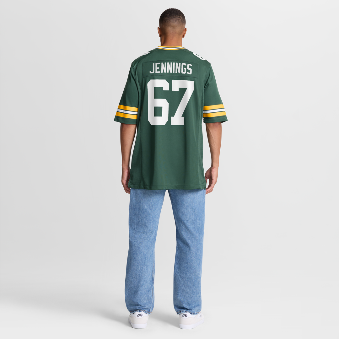 Donovan Jennings Green Bay Packers Nike Team Game Jersey - Green Official NFL Team Apparel Football Fan Gear