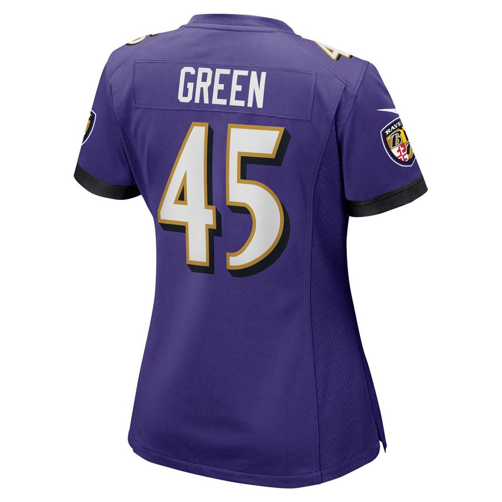 Mike Green Baltimore Ravens Nike Women's Team Game Jersey - Purple Official NFL Team Apparel Football Fan Gear
