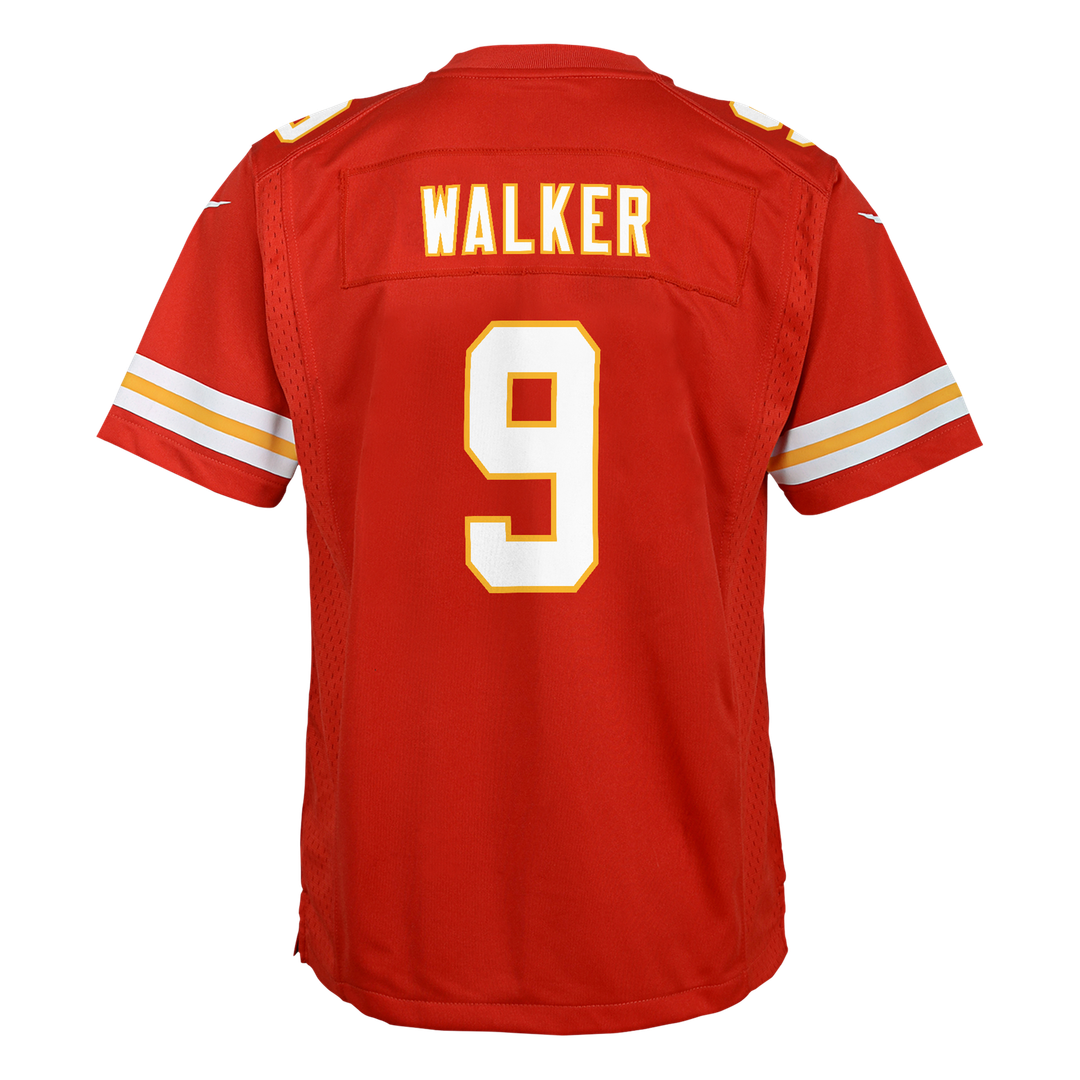 Kenneth Walker III Kansas City Chiefs Nike Youth Game Jersey - Red Official NFL Team Apparel Football Fan Gear