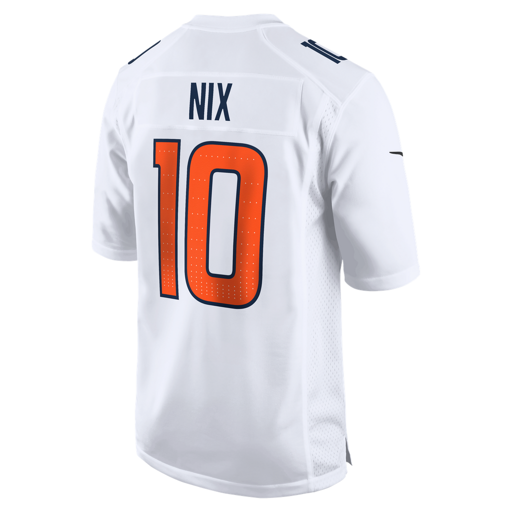 Bo Nix Denver Broncos Nike Tundra Fashion Game Jersey - White Official NFL Team Apparel Football Fan Gear