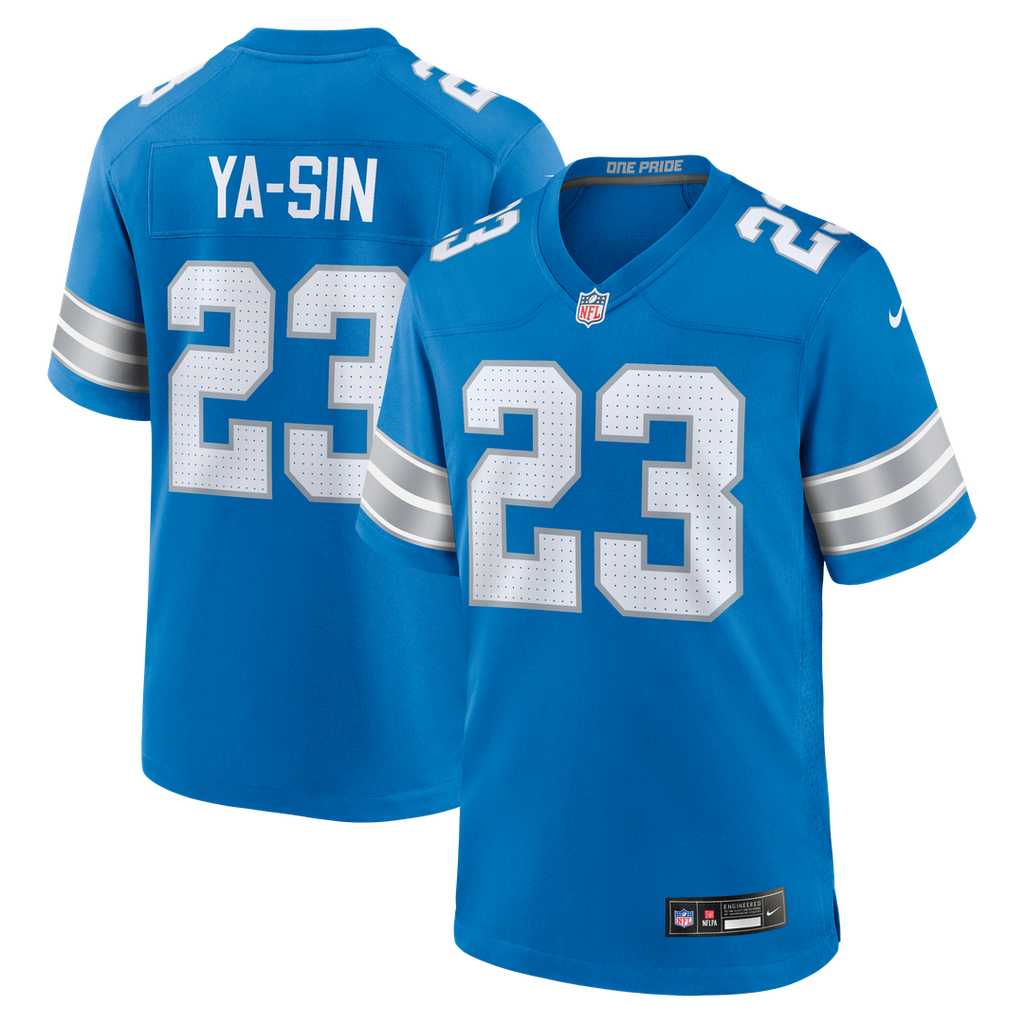 Rock Ya-Sin Detroit Lions Nike Team Game Jersey - Blue Official NFL Team Apparel Football Fan Gear