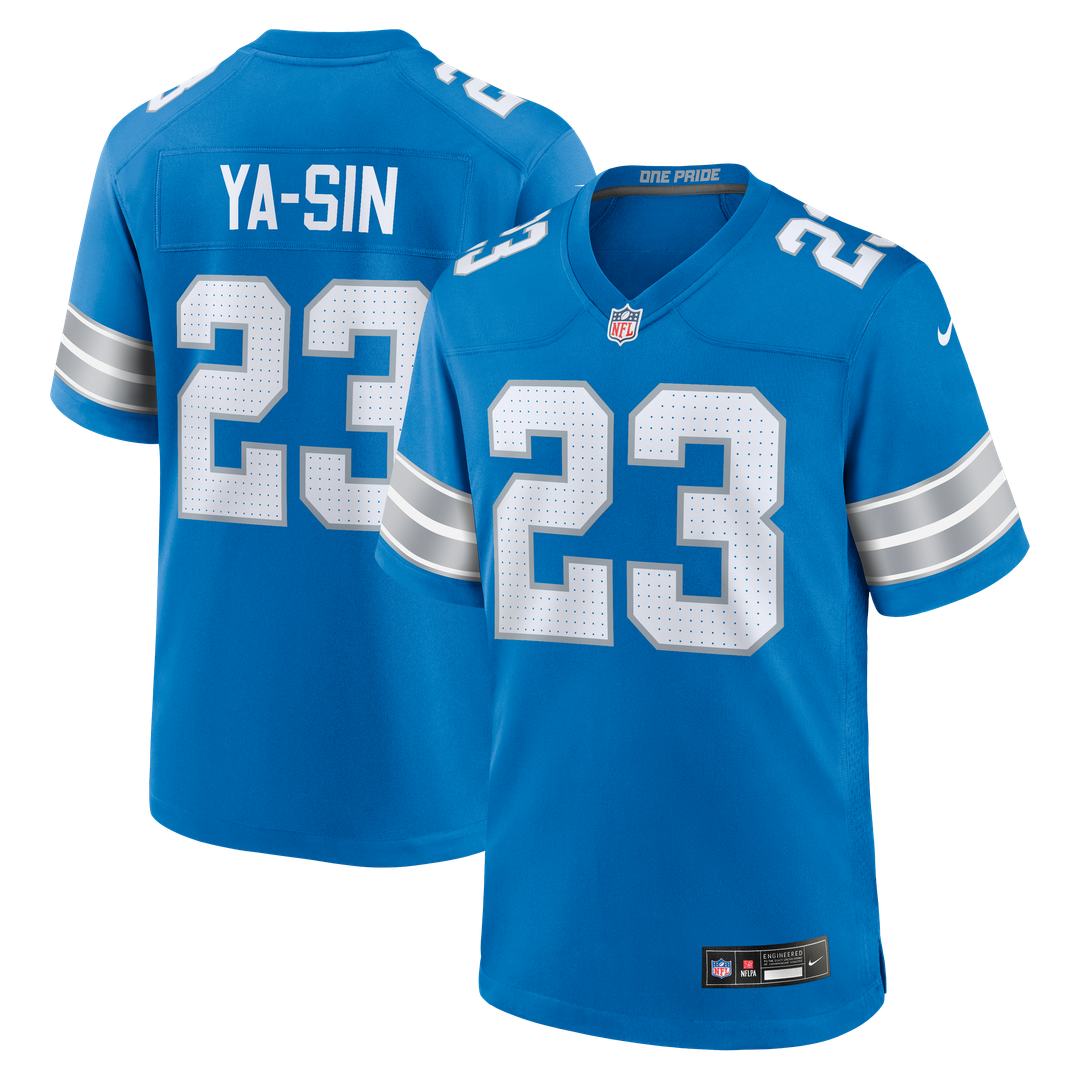 Rock Ya-Sin Detroit Lions Nike Team Game Jersey - Blue Official NFL Team Apparel Football Fan Gear