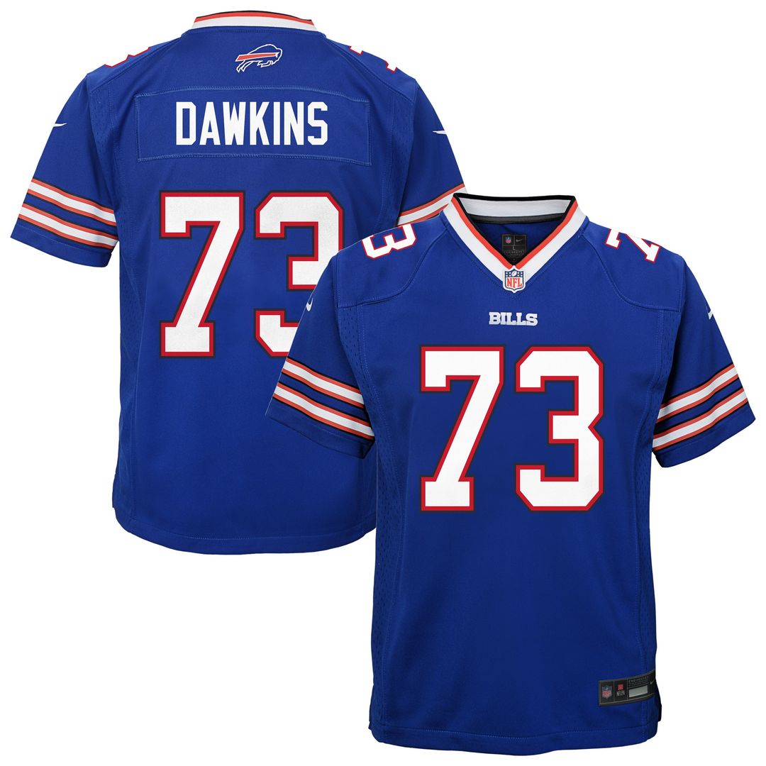 Dion Dawkins Buffalo Bills Nike Youth Team Game Jersey - Royal Official NFL Team Apparel Football Fan Gear