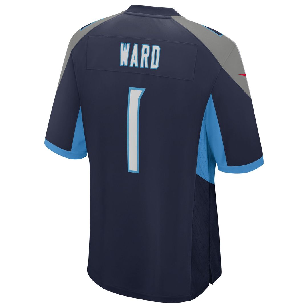 Cameron Ward Tennessee Titans Nike Team Game Jersey - Light Blue Official NFL Team Apparel Football Fan Gear